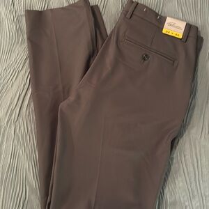Greg Norman golf / chino pants New size 32x32 awesome quality. Dark Grey